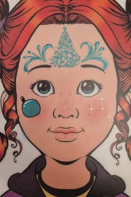 Face painting artwork