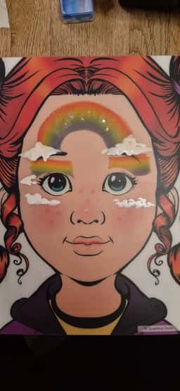 Face painting artwork