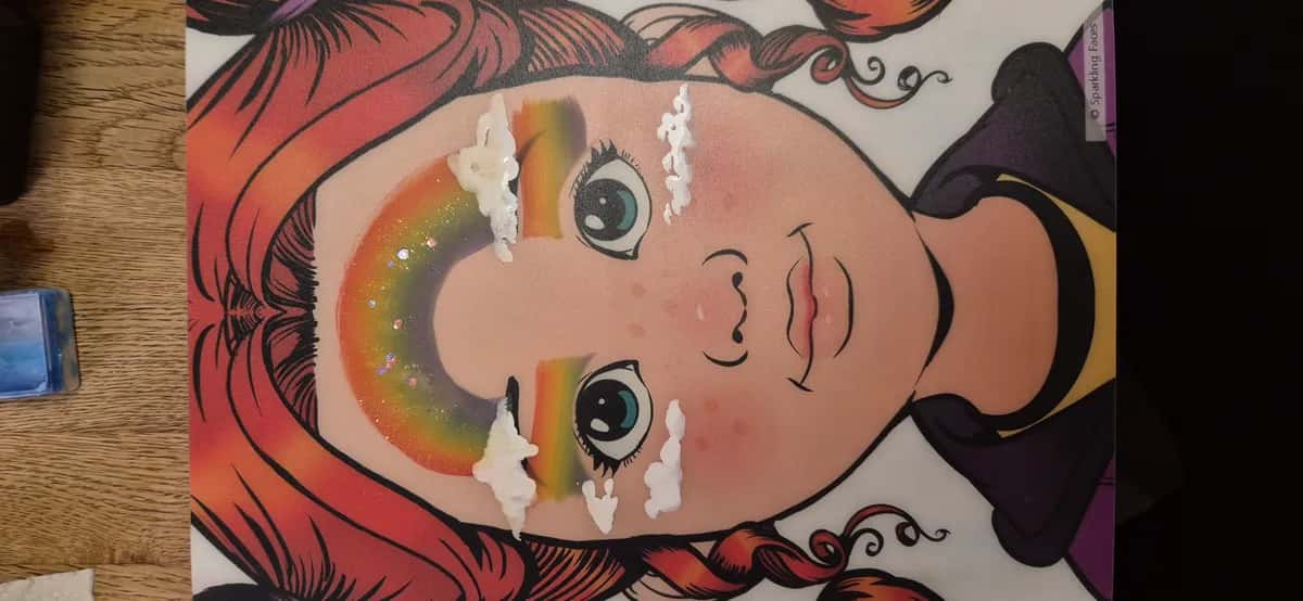 Face painting artwork