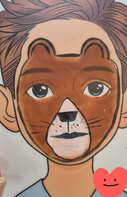 Face painting artwork