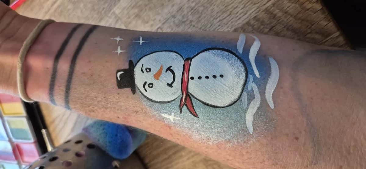 Face painting artwork