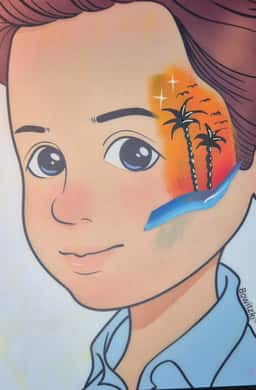 Face painting artwork