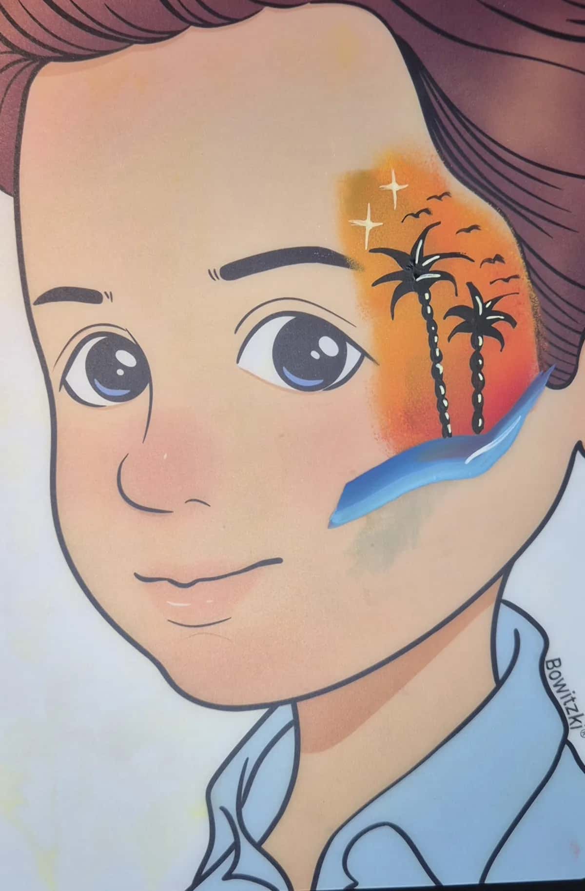 Face painting artwork