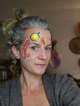 Face painting artwork