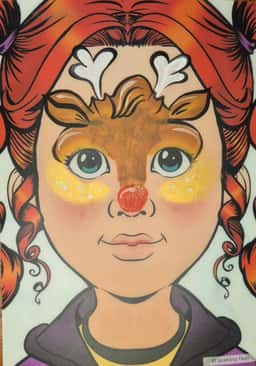 Face painting artwork