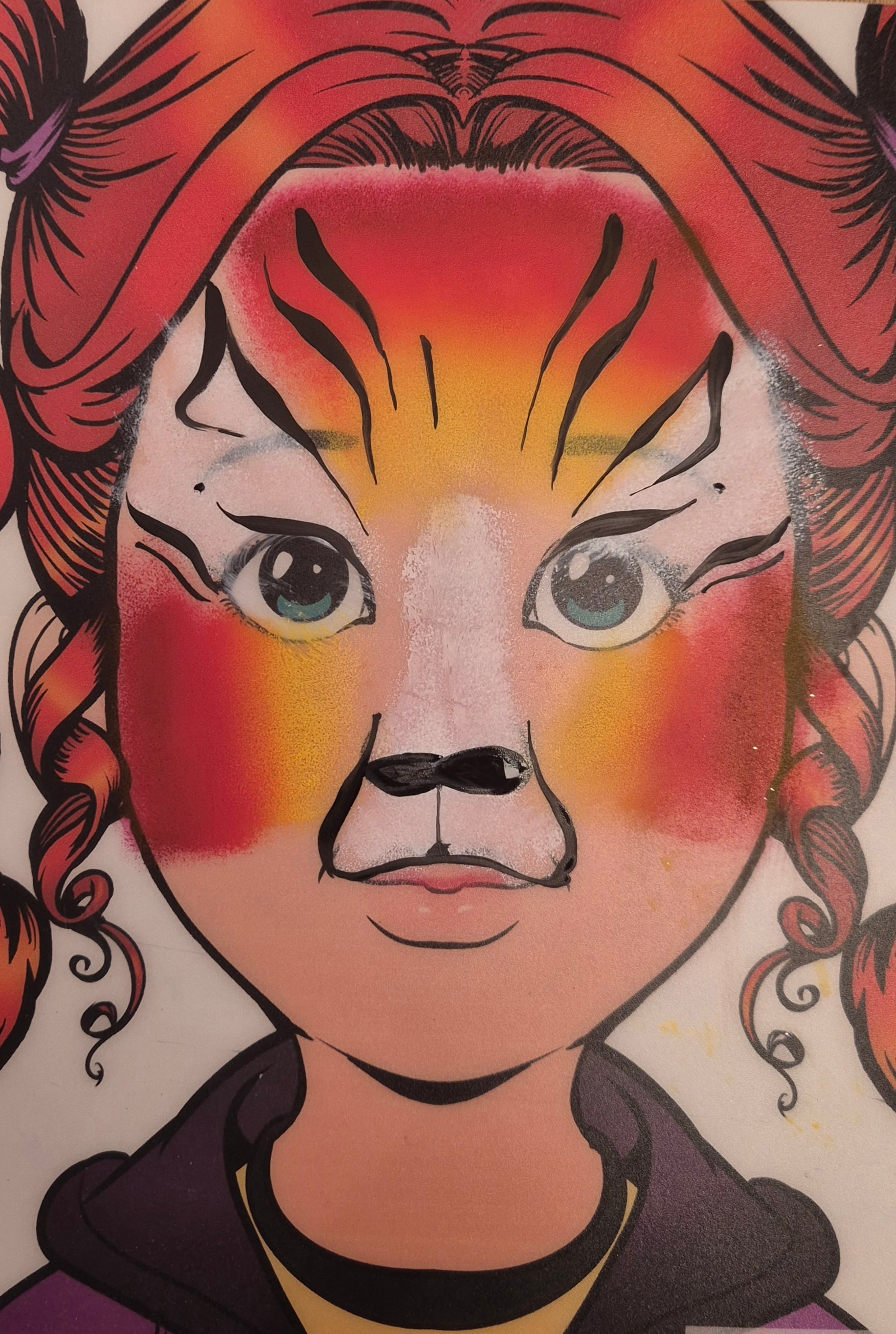 Face painting artwork